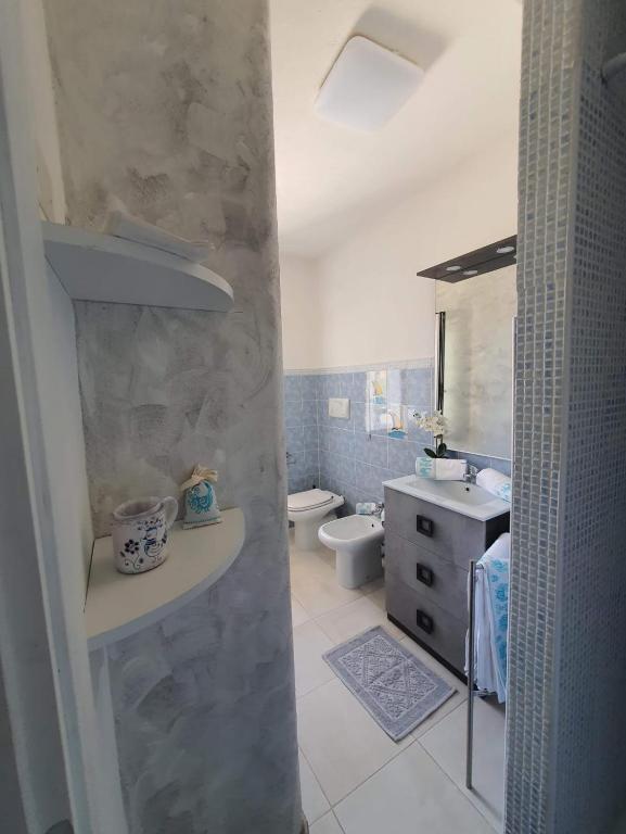 Koupelna v ubytování B&B da Nuccia Villasimius