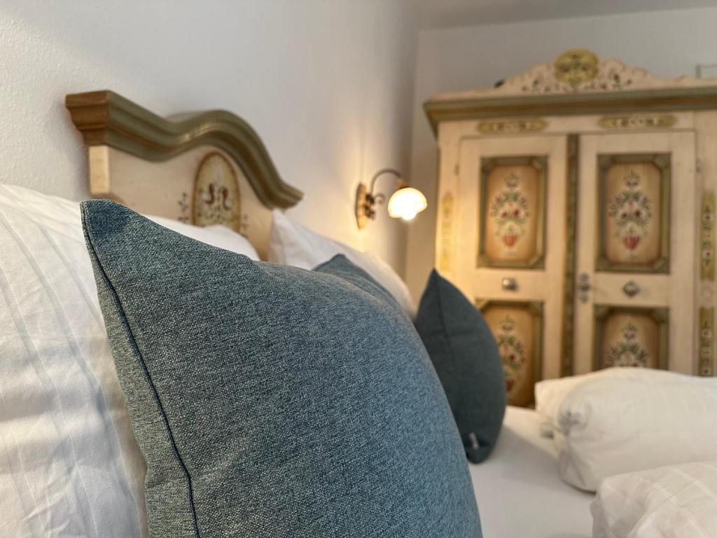 Postel nebo postele na pokoji v ubytování Alpenflair Apartments