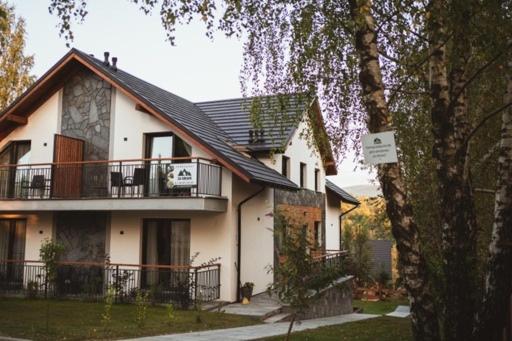 Budova, kde se aparthotel nachází