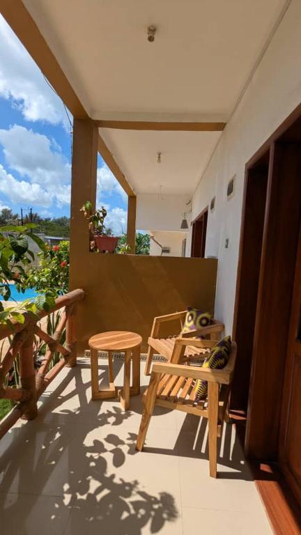 Balkón nebo terasa v ubytování Palm Heaven Villa