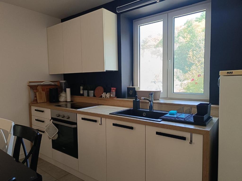 Dapur atau dapur kecil di Kuća za odmor Kekec Fruška gora