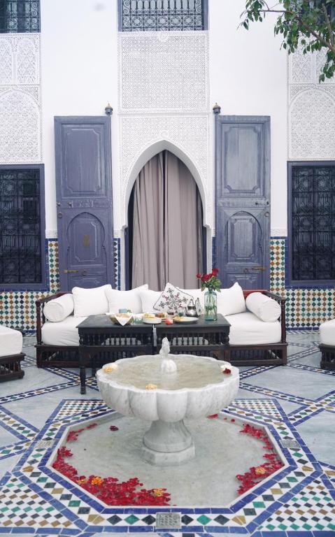 Posezení v ubytování Riad Twilight