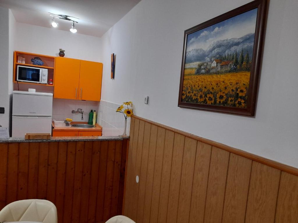 Kuchnia lub aneks kuchenny w obiekcie Apartments Clair