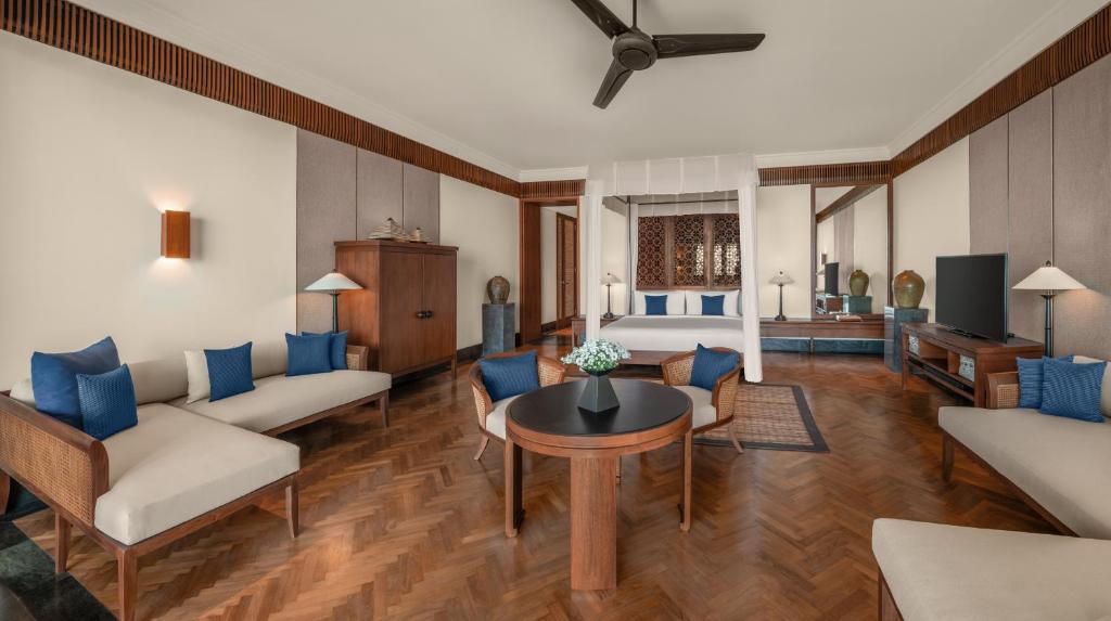 Posezení v ubytování The Sira, a Luxury Collection Resort and Spa, Lombok