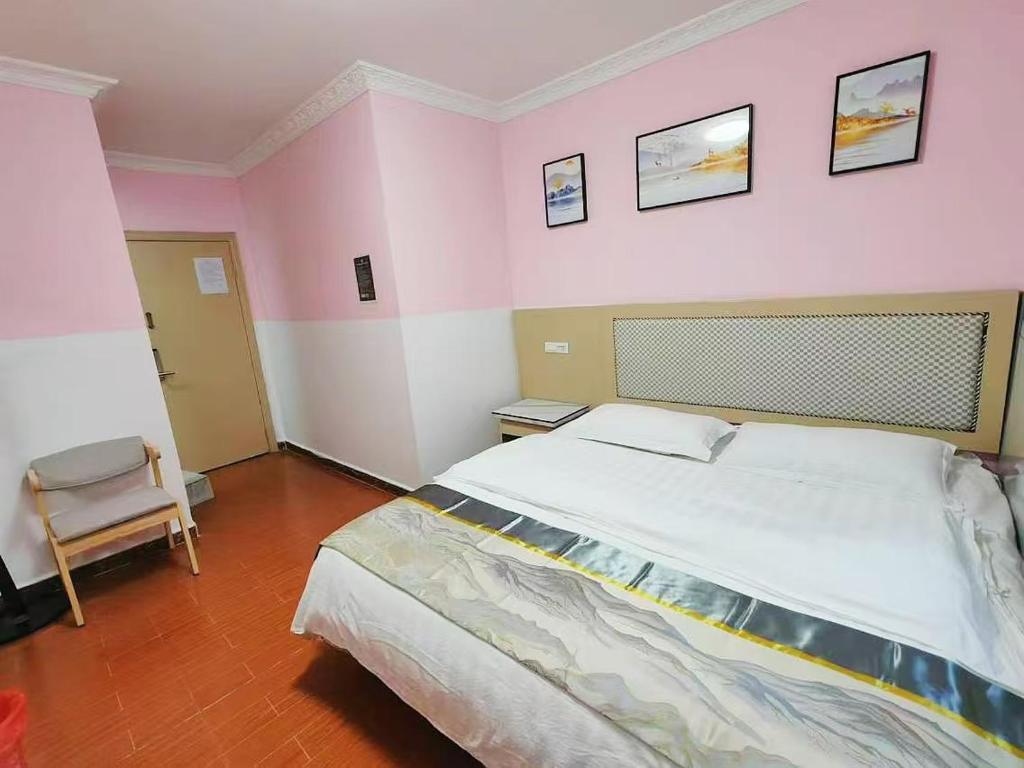 Postel nebo postele na pokoji v ubytování Dihao Hostel North Railway Station