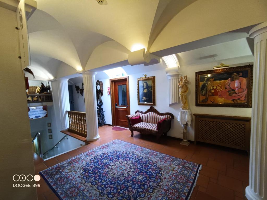 Postel nebo postele na pokoji v ubytování Park Hotel Arnica