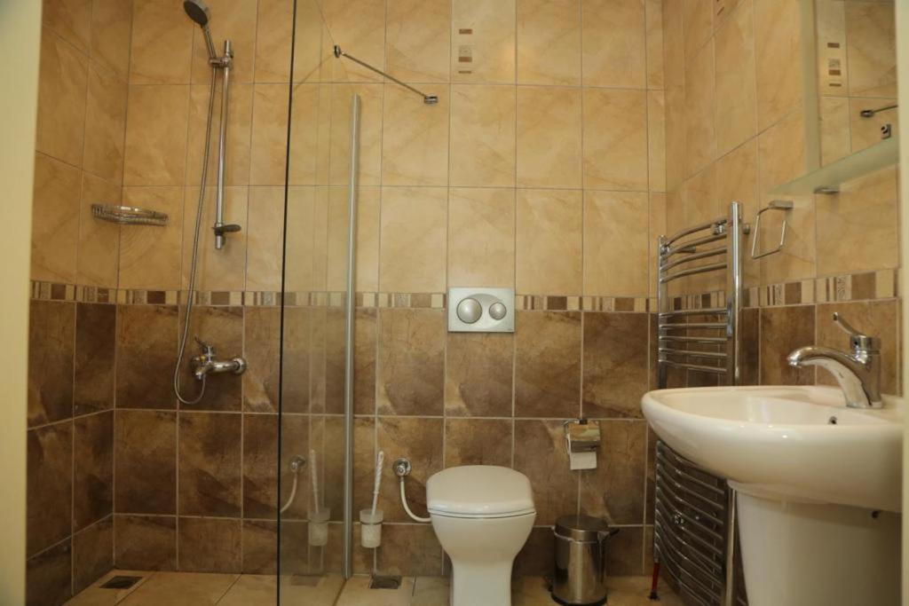 Koupelna v ubytování Dalyan Dream Villa Zuhal