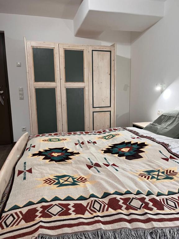 Postel nebo postele na pokoji v ubytování Wolter Landhaus