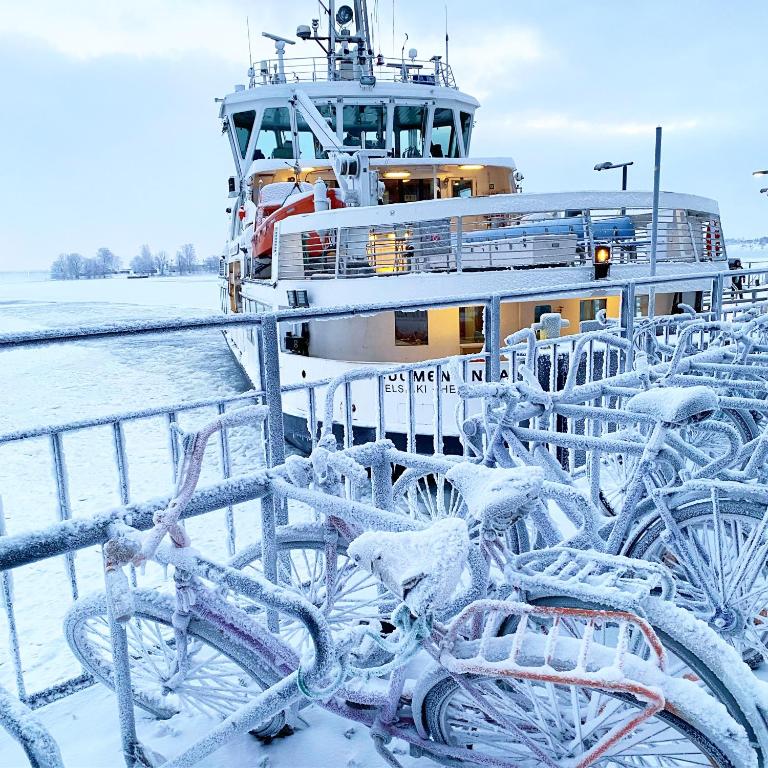 Jízda na kole v ubytování Hostel Suomenlinna nebo okolí