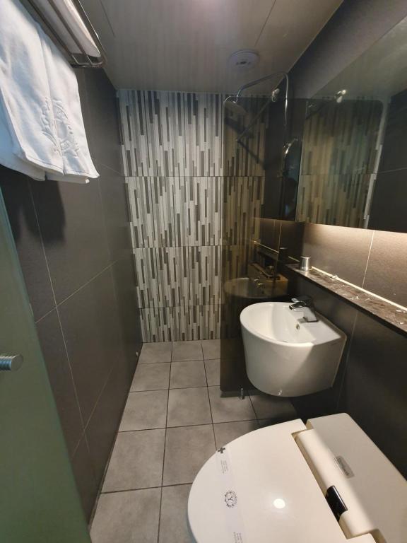 Koupelna v ubytování Eunpyeong Y Hotel