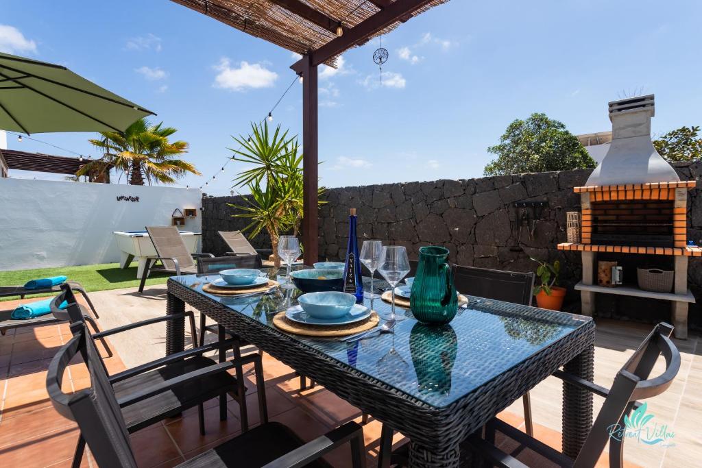 Patio nebo venkovní prostory v ubytování Villa Oliral