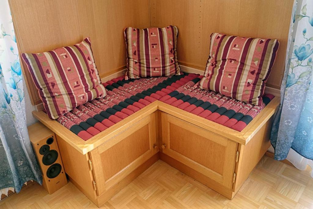Postel nebo postele na pokoji v ubytování Montahaus Retro Apartments