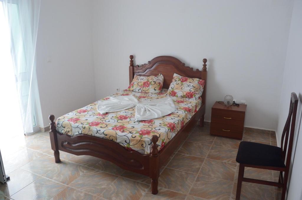 Postel nebo postele na pokoji v ubytování Casa Herminia