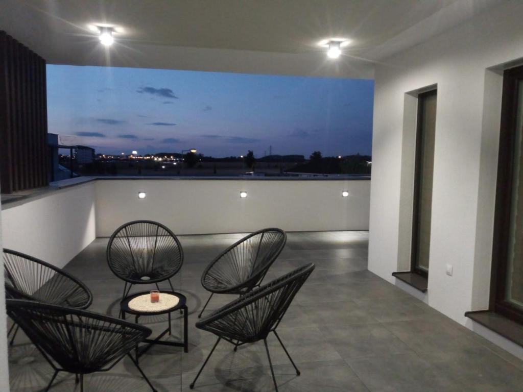 Posezení v ubytování Three Diamonds Residence