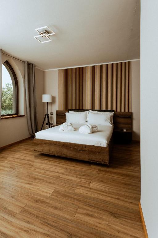 Posteľ alebo postele v izbe v ubytovaní Castello di Pandora