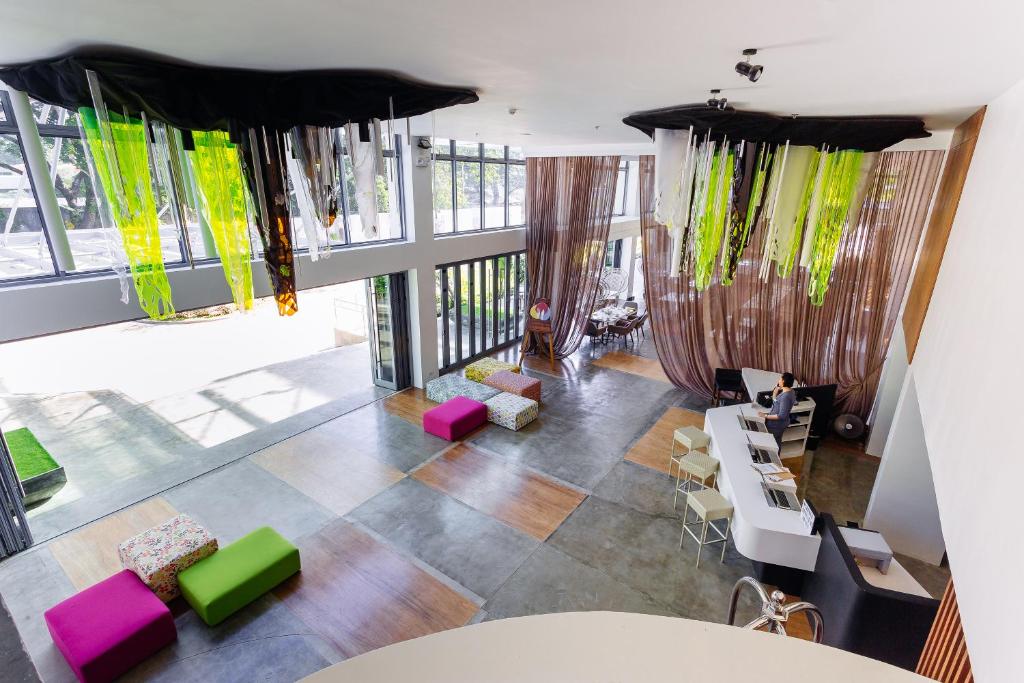 Posezení v ubytování Canvas Boutique Hotel