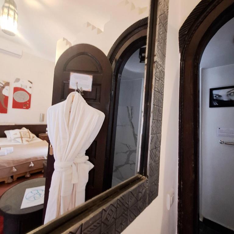 Koupelna v ubytování Riad El Grably
