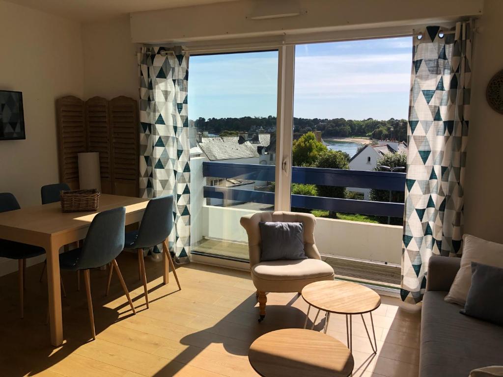 Posezení v ubytování Appartement vue mer