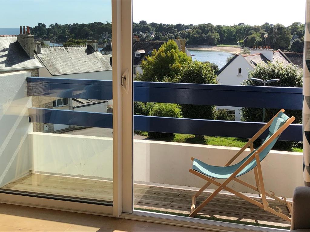 Balkón nebo terasa v ubytování Appartement vue mer