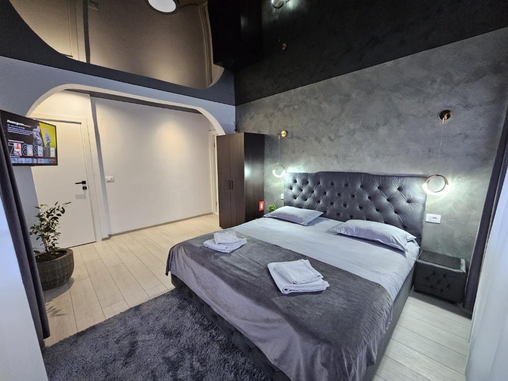 Vila Noris 객실 침대