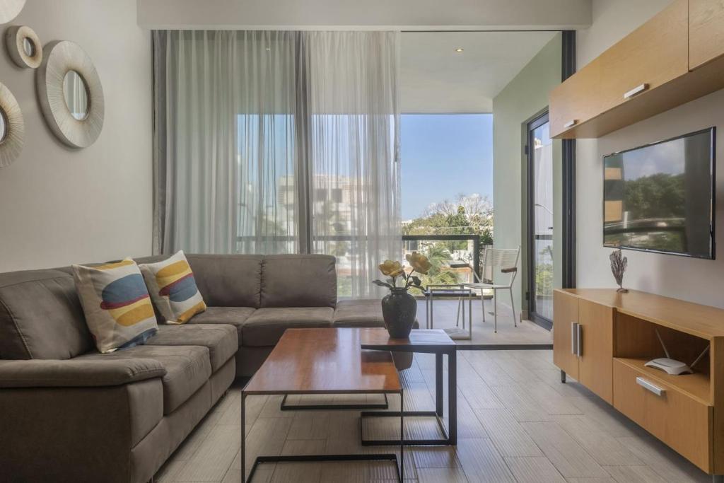 Posezení v ubytování Opal Suites Apartments