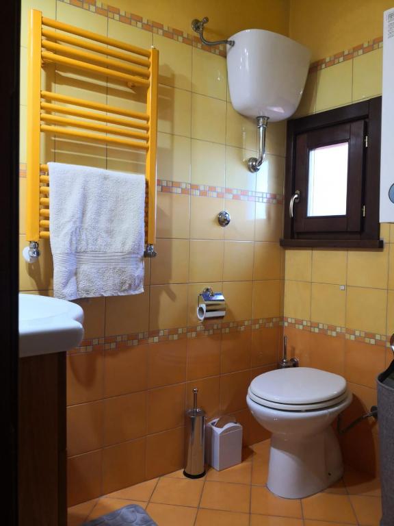 Koupelna v ubytování La Casa in Piazza- Pacelli dal 1775