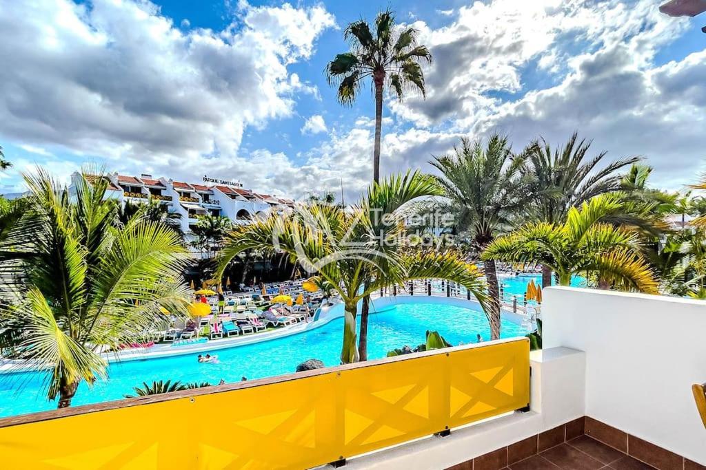 a view of the pool at excellence playa mujeres resort at Fabulous beach house in Las Americas in Playa de las Americas