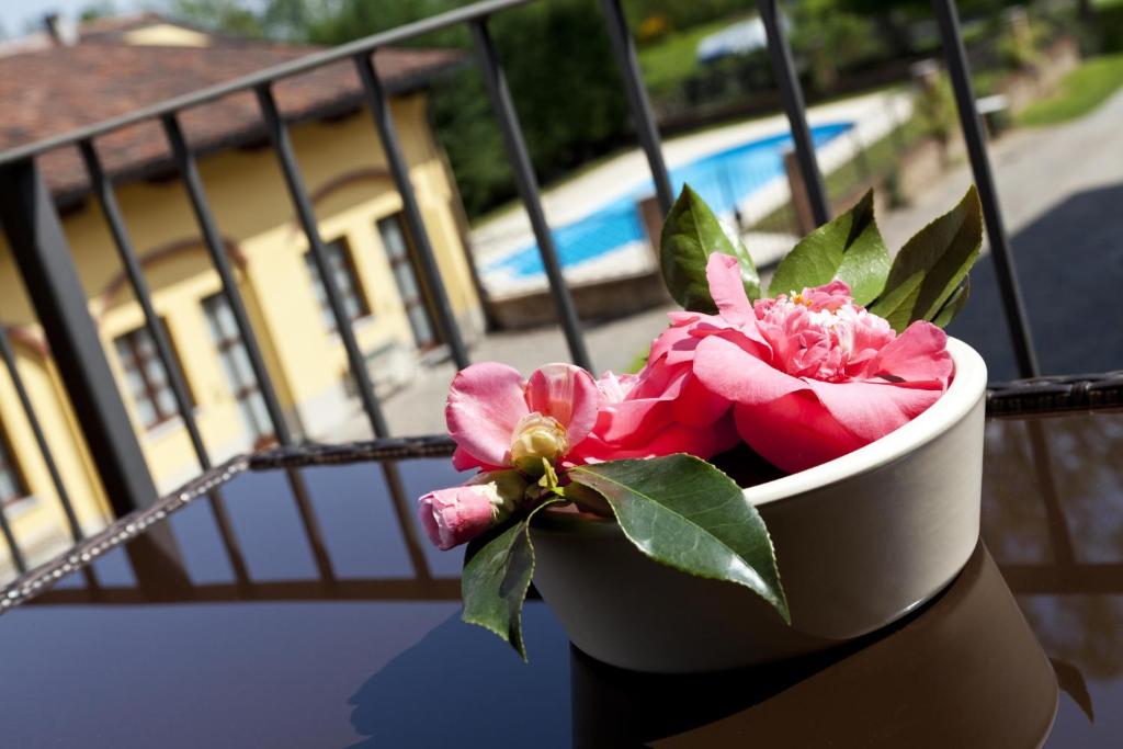 Bazén v ubytování Villa Soleil nebo v jeho okolí