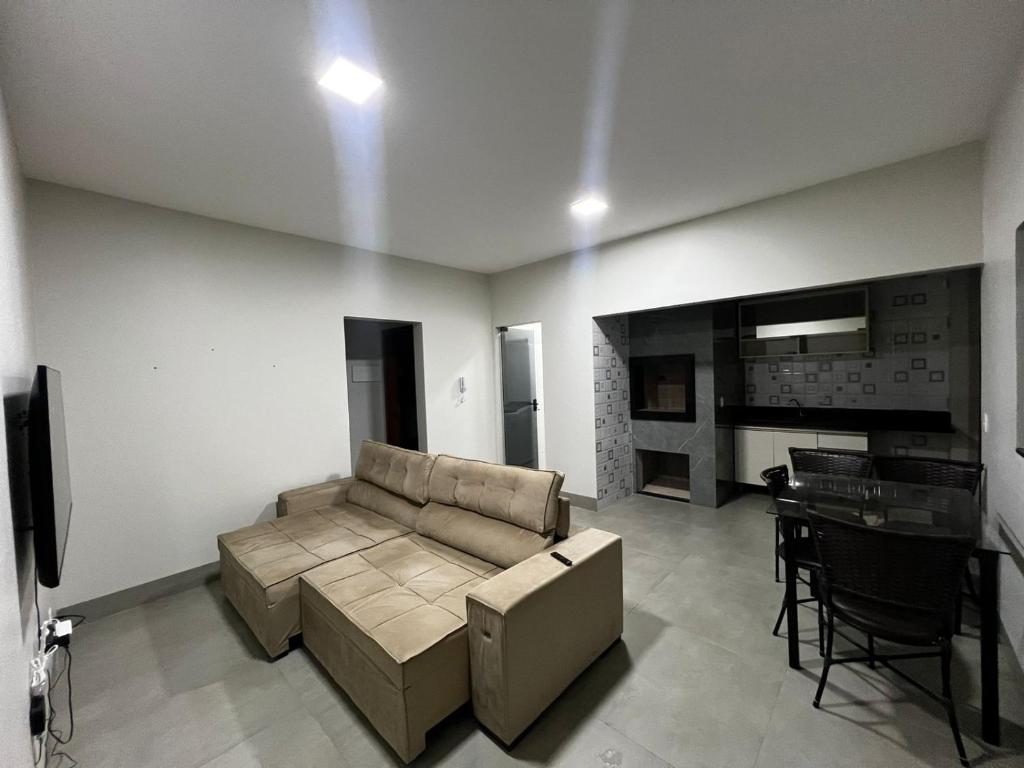 Χώρος καθιστικού στο apartamento mobiliado