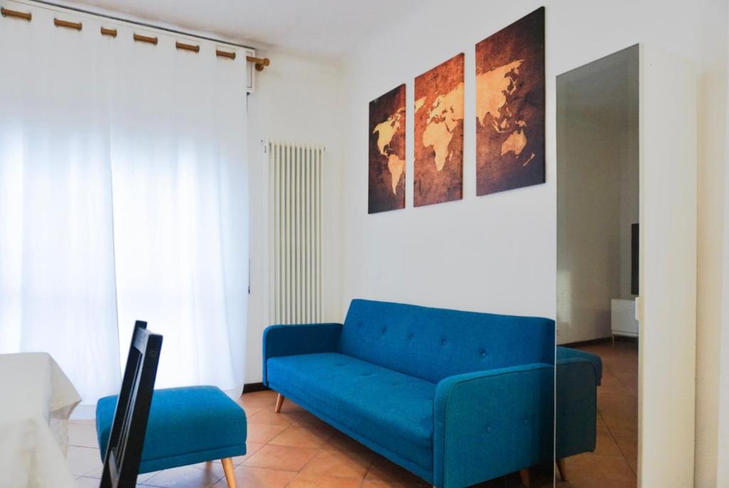 Posezení v ubytování Alloggio Confortevole a Vimercate - Wi-Fi e Parcheggio Inclusi
