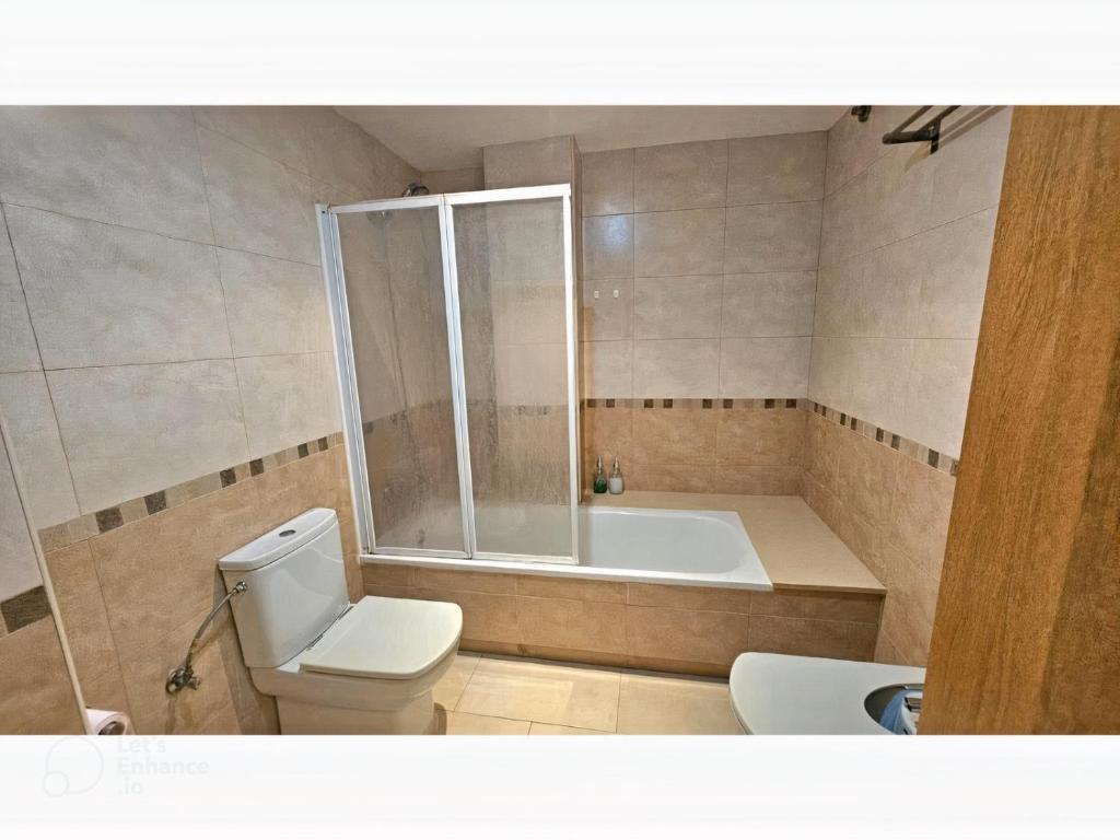 Koupelna v ubytování Apartament Calella