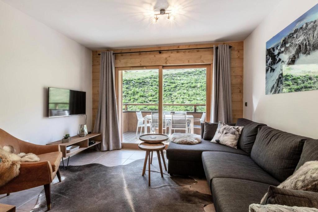 Posezení v ubytování Résidence La Grange Aux Fees - GRANGE AUX FEES E09 BAT A MAE-6121