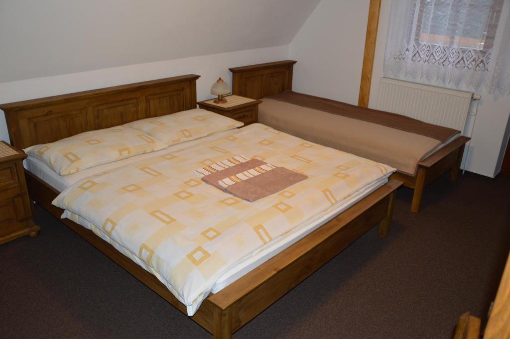 Letto o letti in una camera di Wellness Penzion u Michala