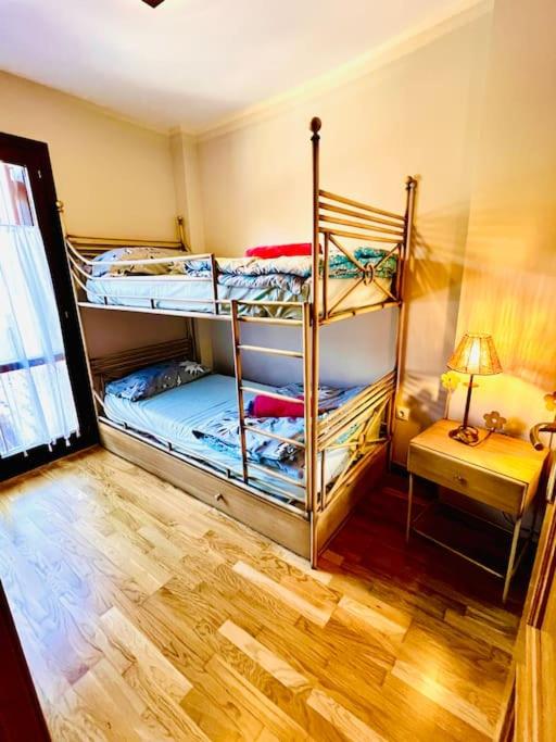 Postel nebo postele na pokoji v ubytování Adosado Las Cumbres de Hoz
