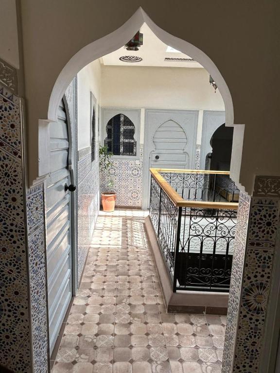 Balkón nebo terasa v ubytování Riad Ramadan House Marrakech