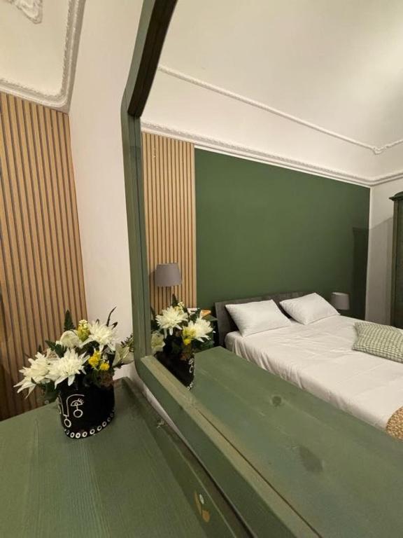 Postel nebo postele na pokoji v ubytování SVR Palace