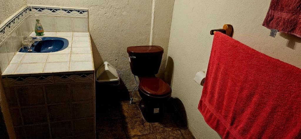 Koupelna v ubytování Paradise of Atitlan