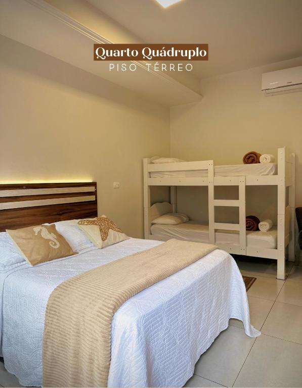 Postel nebo postele na pokoji v ubytování Pousada Villa Vantino