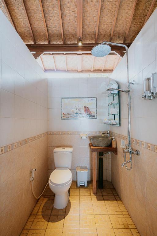 Koupelna v ubytování Bali Hai Island Resort Jembrana