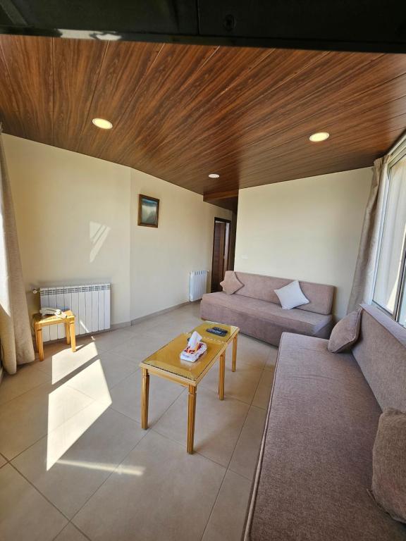 Posezení v ubytování Hotel L'Aiglon