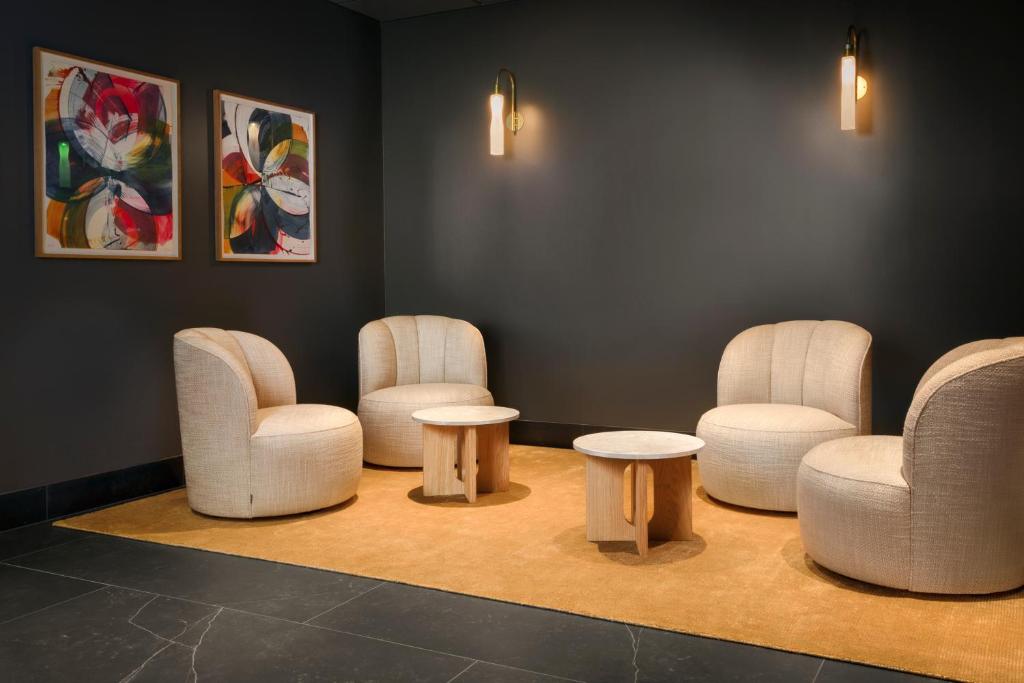 Posezení v ubytování Clarion Hotel Karlatornet