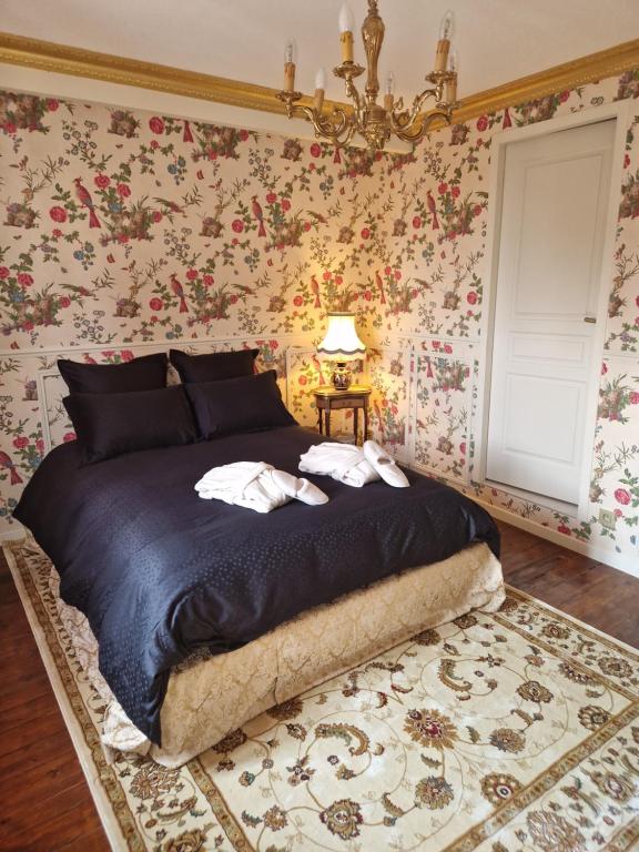 Postel nebo postele na pokoji v ubytování Chambre d'hôtes de charme
