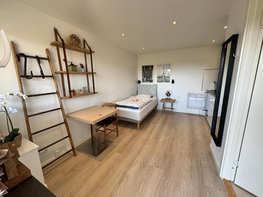 Kuchyň nebo kuchyňský kout v ubytování City Aarhus