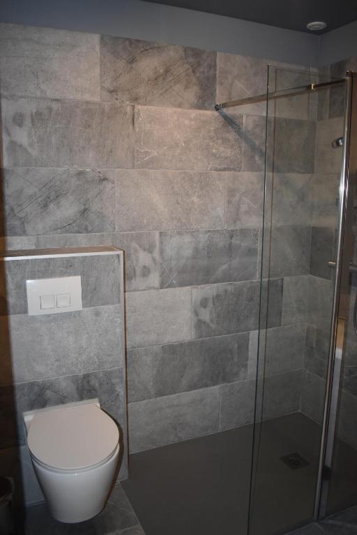 Koupelna v ubytování Chambre Platane