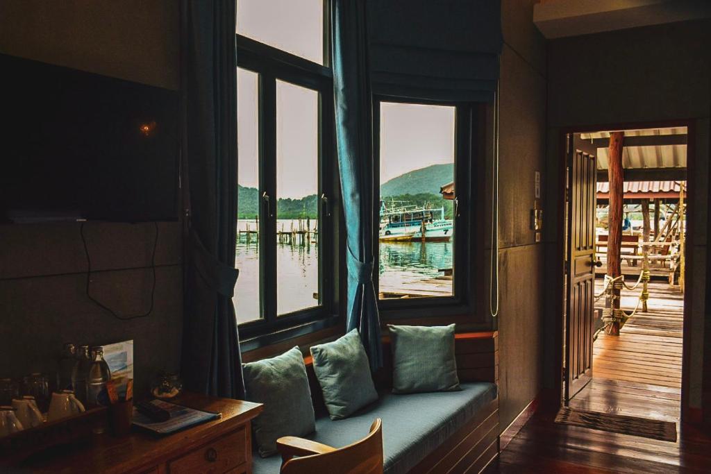 Posezení v ubytování Salakphet Resort