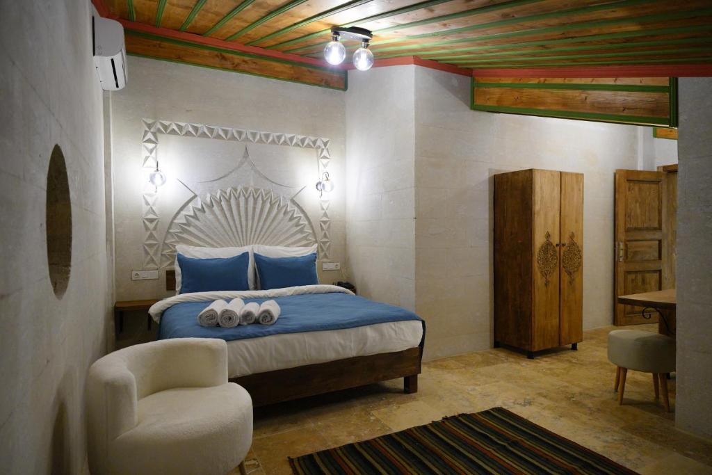 Posezení v ubytování Mayda Cappadocia