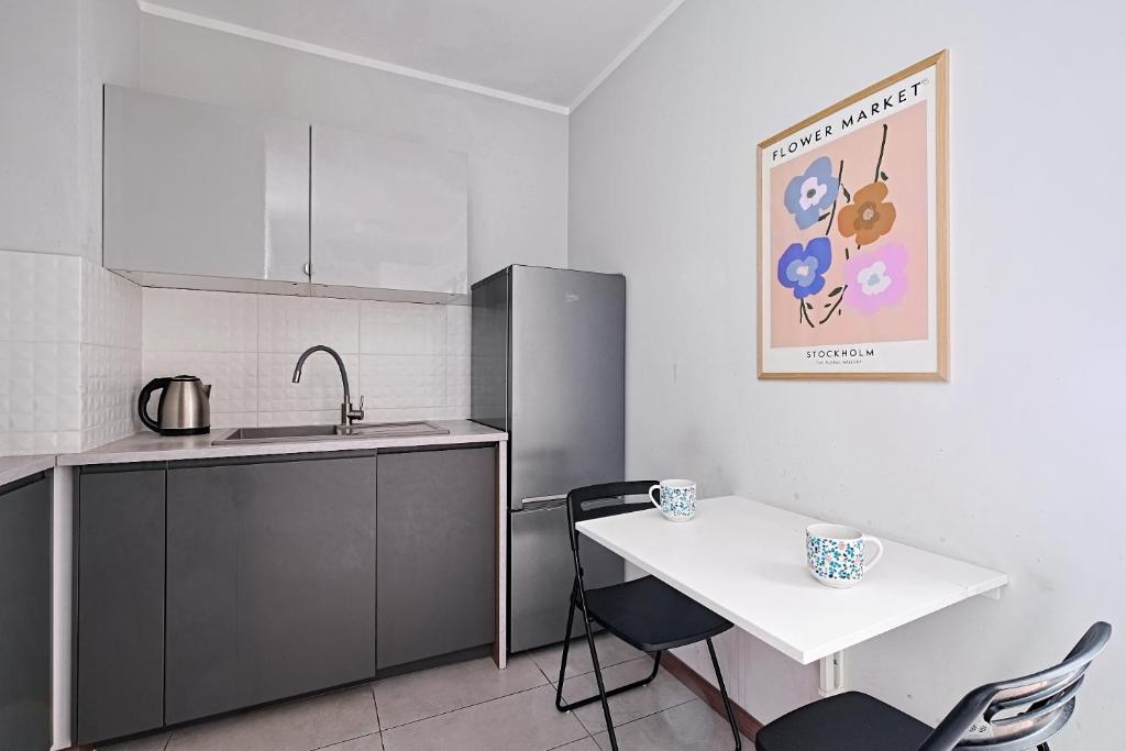 Kuchyňa alebo kuchynka v ubytovaní Golden Apartments/Op25