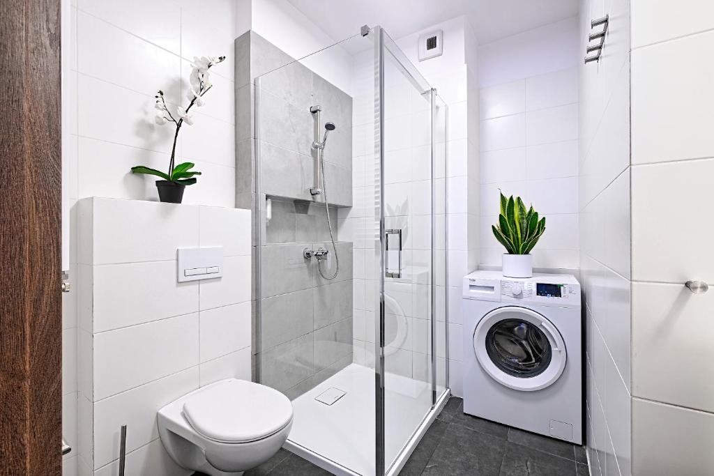 Kúpeľňa v ubytovaní Golden Apartments/Op25
