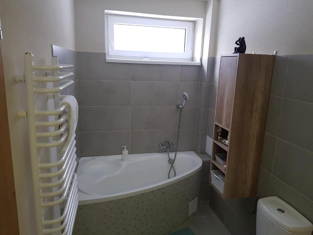 Kúpeľňa v ubytovaní Oli apartments Telgárt