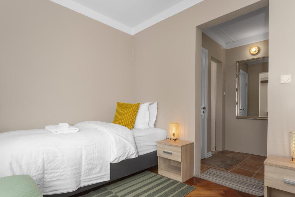 Postel nebo postele na pokoji v ubytování Audur Guesthouse